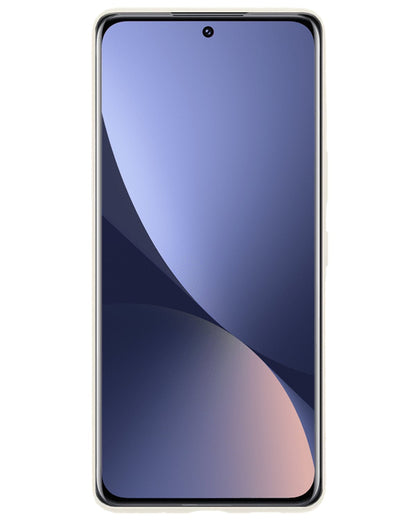 Forterra Xiaomi 12X Hoesje Siliconen Backcover Lichtgewicht - Wit