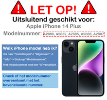 Forterra iPhone 14 Plus Hoesje Geschikt voor Magsafe Backcover Shockproof - Transparant