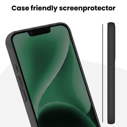 Forterra Privacy Screenprotector Geschikt voor Apple iPhone 14 - Met Installatie Kit - Privacy - Beschermglas - Flexibel Glas - Tempered Glass - Screen Protector
