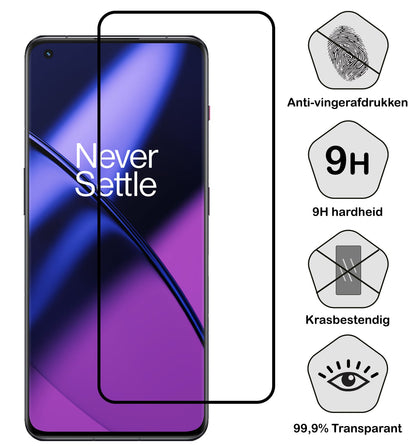 Forterra OnePlus 11 Screenprotector Gehard Glas - Full Screen