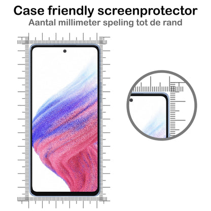 Forterra Samsung A53 Screenprotector Gehard Glas - Full Screen