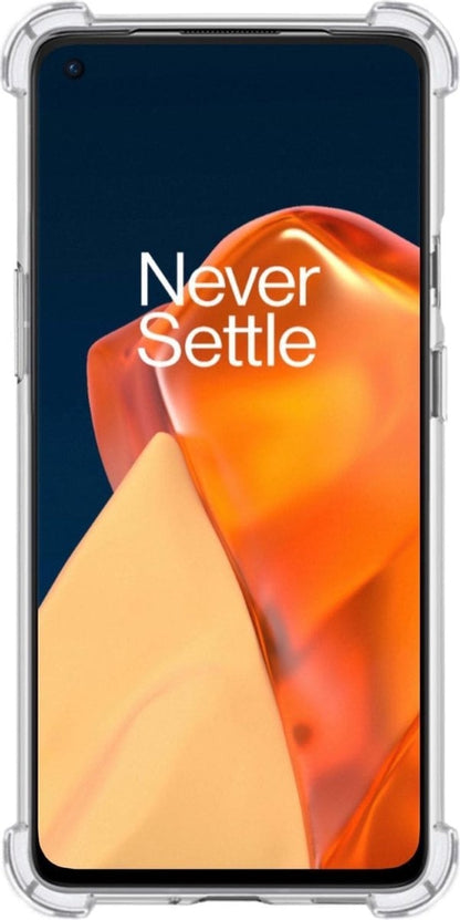 Forterra OnePlus 9 Hoesje Shockproof Backcover Siliconen - Transparant