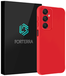 Forterra Samsung A16 Hoesje Siliconen Backcover Lichtgewicht - Rood