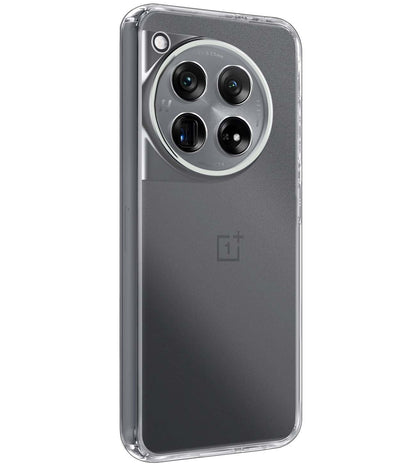 Forterra OnePlus 12 Hoesje Siliconen Backcover Lichtgewicht - Transparant