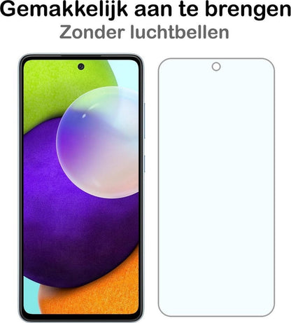 Forterra Samsung A52 Screenprotector Gehard Glas - Anti-kras