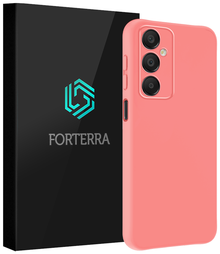 Forterra Samsung A16 Hoesje Siliconen Backcover Lichtgewicht - Lichtroze