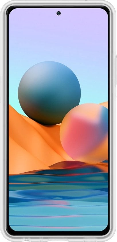 Forterra Xiaomi Redmi Note 10 Pro Hoesje Siliconen Backcover Lichtgewicht - Transparant