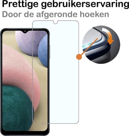 Forterra Samsung A12 Screenprotector Gehard Glas - Anti-kras