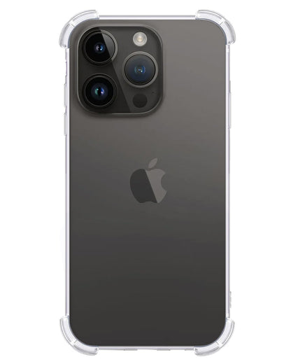 Forterra iPhone 15 Pro Max Hoesje Shockproof Backcover Siliconen - Transparant
