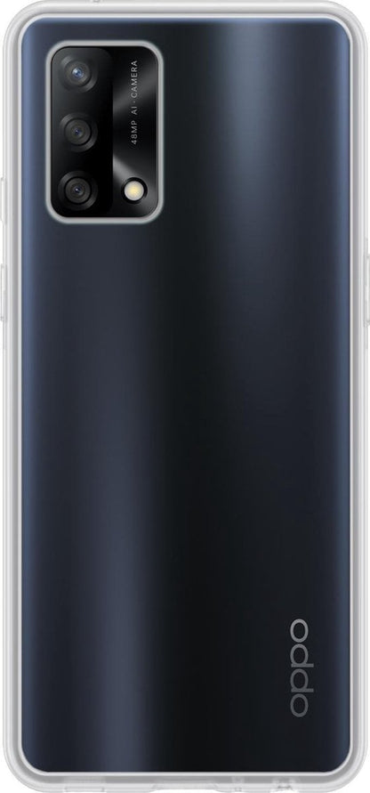 Forterra OPPO A74 4G Hoesje Siliconen Backcover Lichtgewicht - Transparant