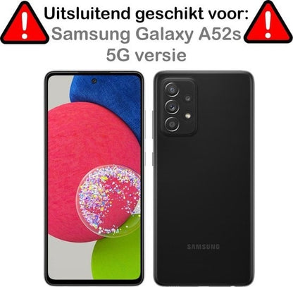 Forterra Samsung A52s Hoesje Bookcase Cover met Kaarthouder - Bruin
