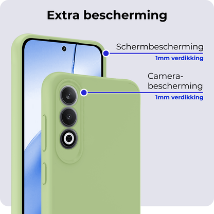 Forterra OnePlus Nord CE 4 Hoesje Siliconen Backcover Lichtgewicht - Groen