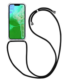 Forterra iPhone 14 Pro Max Hoesje met Koord Backcover Shockproof - Transparant