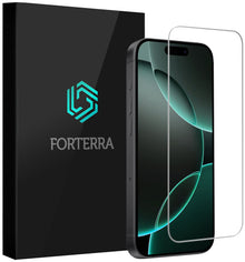 Forterra iPhone 16 Pro Screenprotector Gehard Glas - Volledige dekking
