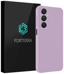 Forterra Samsung A16 Hoesje Siliconen Backcover Lichtgewicht - Lila