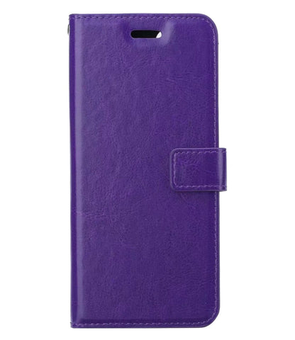 Forterra Samsung S22 Hoesje Bookcase Cover met Kaarthouder - Paars