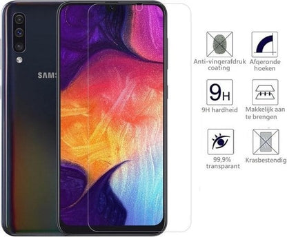 Forterra Samsung A30 Screenprotector Gehard Glas - Full Screen