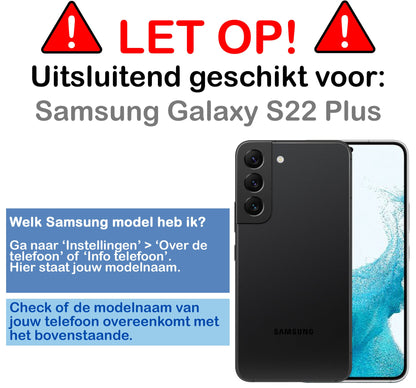 Forterra Samsung S22 Plus Hoesje Shockproof Backcover Siliconen - Transparant