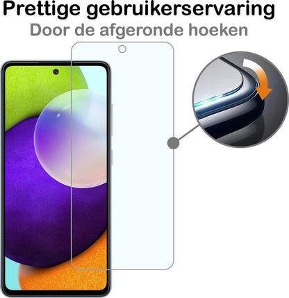 Forterra Samsung A52 Screenprotector Gehard Glas - Anti-kras