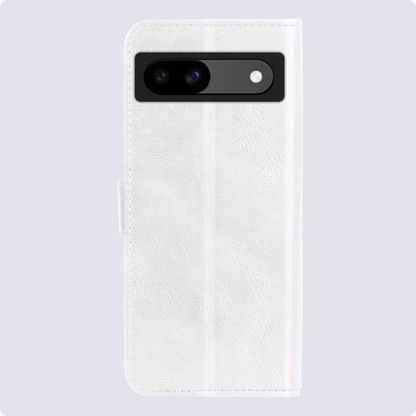Forterra Google Pixel 8a Hoesje Bookcase Cover met Kaarthouder - Wit