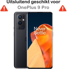 Forterra OnePlus 9 Pro Hoesje Siliconen Backcover Lichtgewicht - Transparant