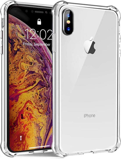 Forterra iPhone Xs Max Hoesje Shockproof Backcover Siliconen - Transparant