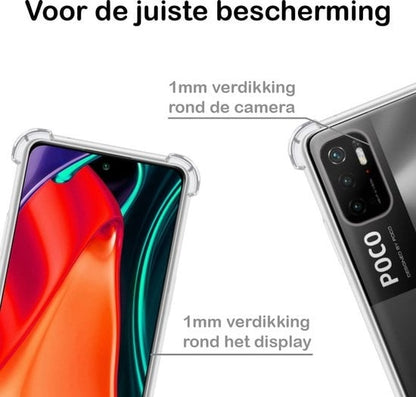 Forterra Poco M3 Pro Hoesje Shockproof Backcover Siliconen - Transparant