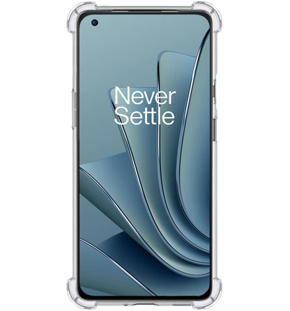 Forterra OnePlus 10 Pro Hoesje Shockproof Backcover Siliconen - Transparant