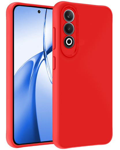 Forterra OnePlus Nord CE 4 Hoesje Siliconen Backcover Lichtgewicht - Rood