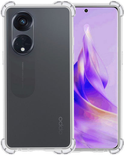 Forterra OPPO Reno 8T 4G Hoesje Shockproof Backcover Siliconen - Transparant