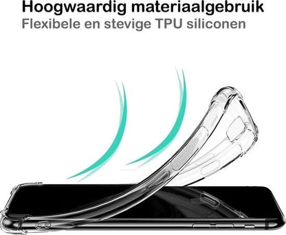 Forterra Samsung A10e Hoesje Shockproof Backcover Siliconen - Transparant