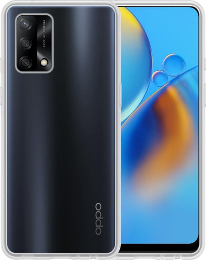 Forterra OPPO A74 4G Hoesje Siliconen Backcover Lichtgewicht - Transparant