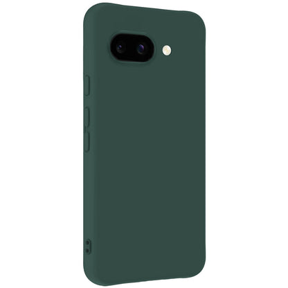 Forterra Google Pixel 9a Hoesje Siliconen Backcover Lichtgewicht - Donkergroen