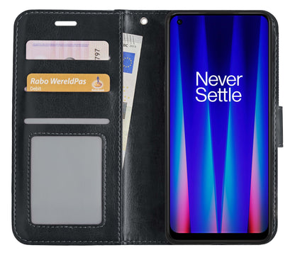 Forterra OnePlus Nord CE 2 Lite Hoesje Bookcase Cover met Kaarthouder - Zwart
