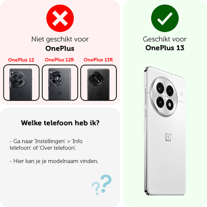 Forterra OnePlus 13 Screenprotector Gehard Glas - Full Screen
