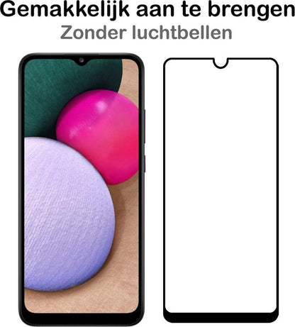 Forterra Samsung A02s Screenprotector Gehard Glas - Full Screen