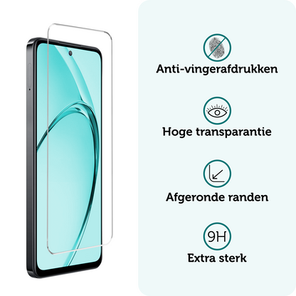 Forterra OPPO A40m Screenprotector Gehard Glas - Anti-kras