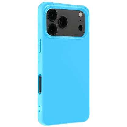 Forterra iPhone 17 Pro Max Hoesje Siliconen Backcover Lichtgewicht - Lichtblauw