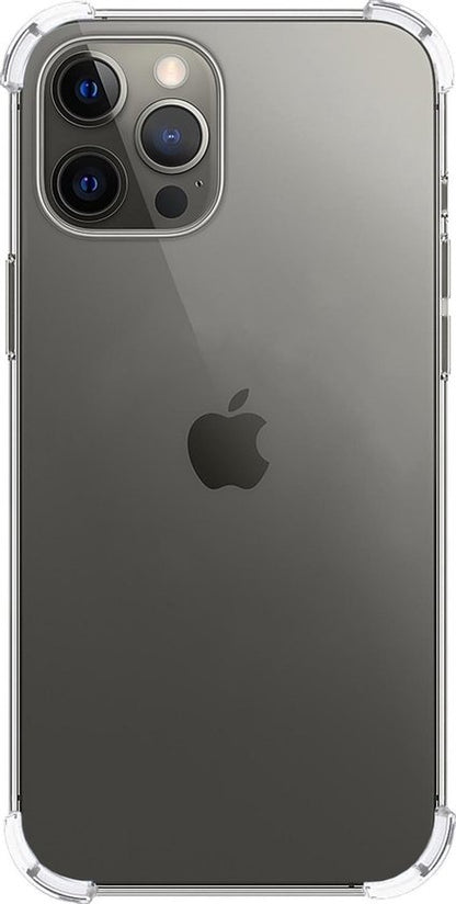 Forterra iPhone 12 Pro Hoesje Shockproof Backcover Siliconen - Transparant