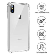 Forterra iPhone X Hoesje Shockproof Backcover Siliconen - Transparant