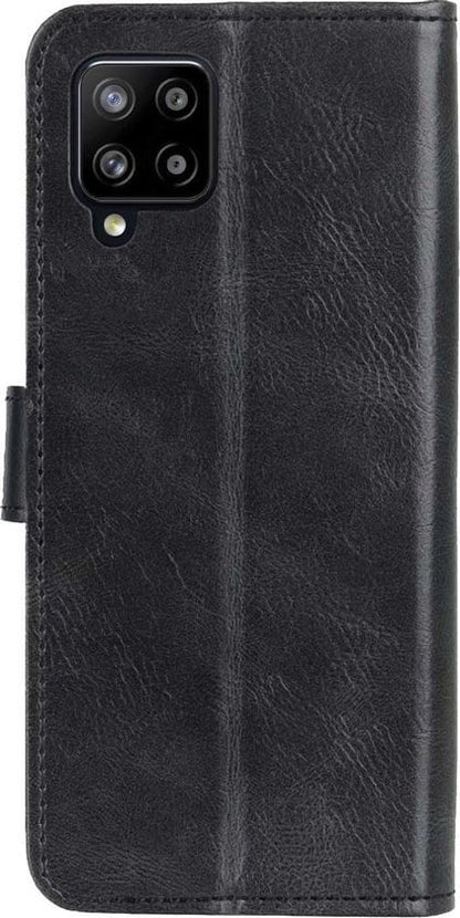 Forterra Samsung A42 Hoesje Bookcase Cover met Kaarthouder - Zwart