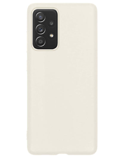 Forterra Samsung A23 Hoesje Siliconen Backcover Lichtgewicht - Wit