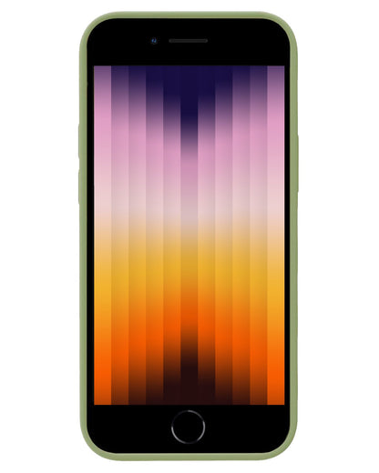 Forterra iPhone SE 2022 Hoesje Siliconen Backcover Lichtgewicht - Groen