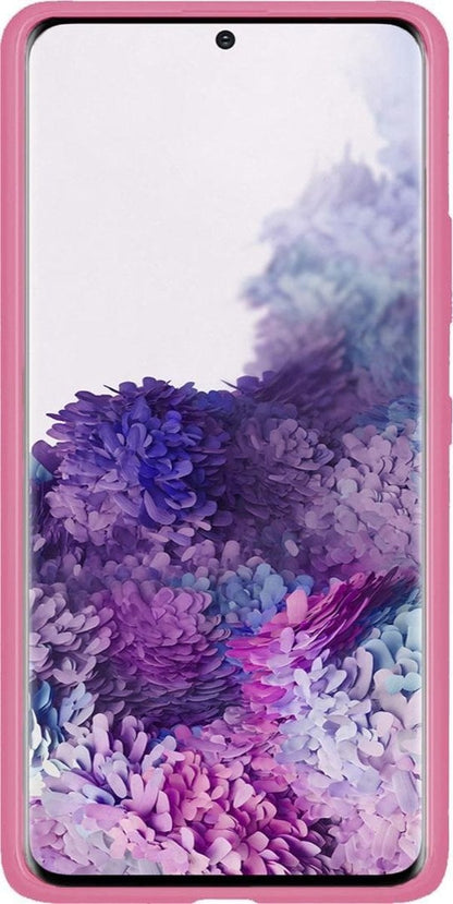 Forterra Samsung S20 Hoesje Siliconen Backcover Lichtgewicht - Lichtroze