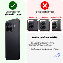 Forterra Xiaomi 17T Pro Hoesje Shockproof Backcover Siliconen - Transparant