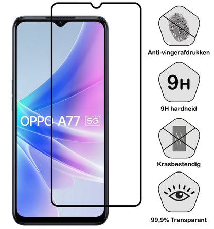 Forterra OPPO A77 Screenprotector Gehard Glas - Full Screen