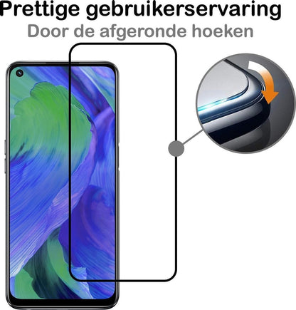 Forterra OPPO A54 5G Screenprotector Gehard Glas - Full Screen