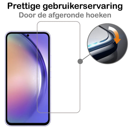 Forterra Samsung A54 Screenprotector Gehard Glas - Anti-kras