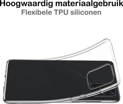 Forterra Samsung S20 Hoesje Siliconen Backcover Lichtgewicht - Transparant