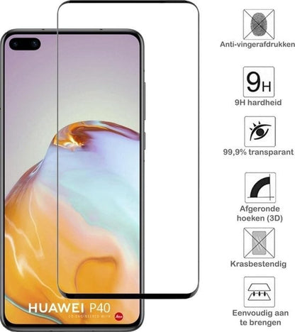 Forterra Huawei P40 Screenprotector Gehard Glas - Full Screen
